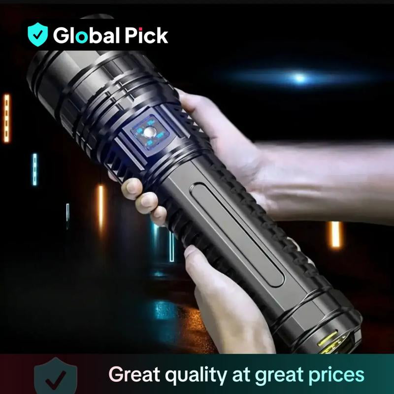 Rechargeable Zoomable LED Flashlight